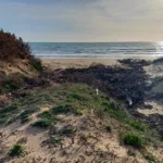 sbocco canale idrico a mare